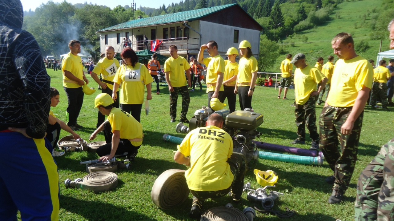 Okresná súťaž DHZ 2013 Turček Naši hasiči získali 3. miesto v kategórii muži nad 35 rokov