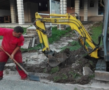 Úprava priestoru okolo obecného domu