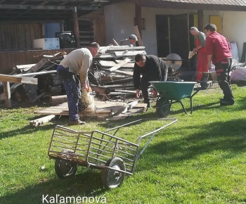 Brigáda okolo Kultúrneho domu 14.4.2018