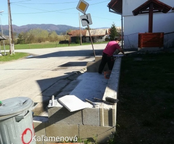 Brigáda okolo Kultúrneho domu 14.4.2018