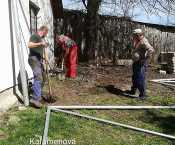 Brigáda okolo Kultúrneho domu 14.4.2018