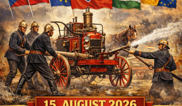Fotka - Európsky zraz historických hasičských striekačiek